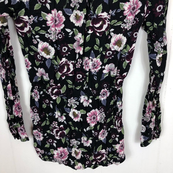 Magazine Floral Button Down Sz XS - Picture 9 of 10